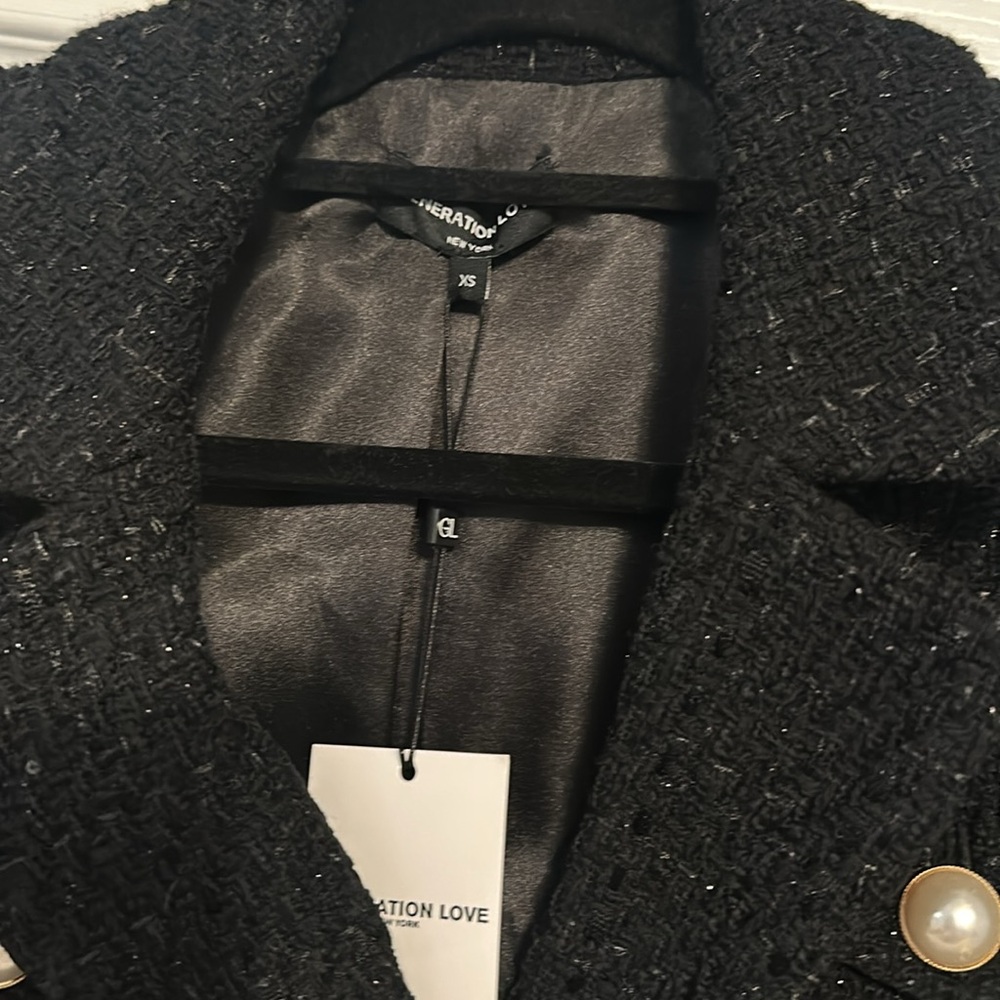 Generation Love Black Cropped Jacket - image 4